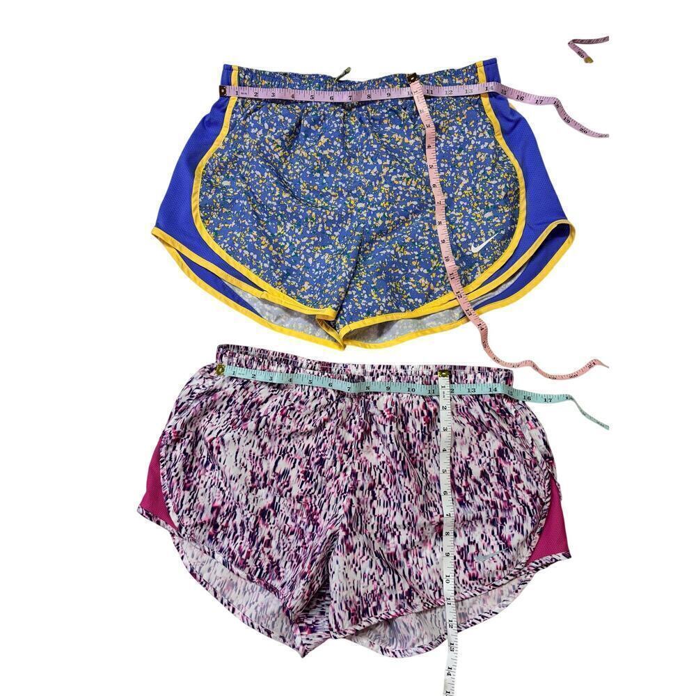 Nike Dri Fit Women's Medium Pink & Purple Speckled Activewear Shorts, Basketball - Picture 3 of 7